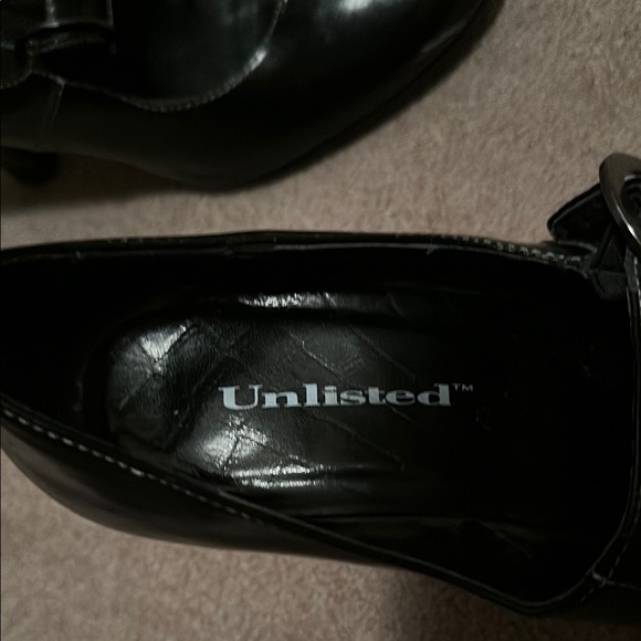 Unlisted Black Mary Jane Heels - Picture 2 of 6